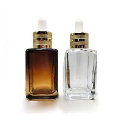 Εξαιρετικά 30 ml 50 ml κενά μπουκάλια αιθέριας ελαίας γυάλινο καλλυντικό μπουκάλι σταγονίδια
