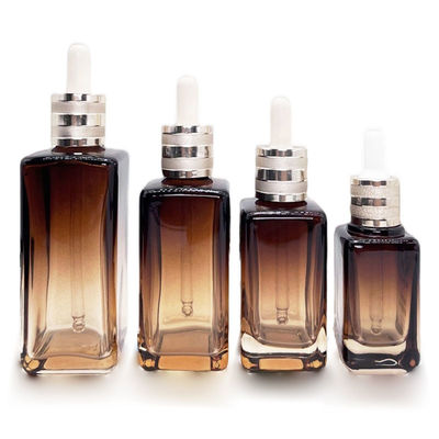 Εξαιρετικά 30 ml 50 ml κενά μπουκάλια αιθέριας ελαίας γυάλινο καλλυντικό μπουκάλι σταγονίδια