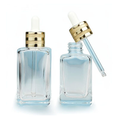 Εξαιρετικά 30 ml 50 ml κενά μπουκάλια αιθέριας ελαίας γυάλινο καλλυντικό μπουκάλι σταγονίδια