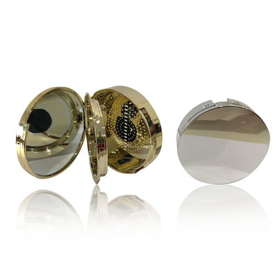 OEM ODM 74.9*19mm κενή συμπαγή θήκη σκόνης με ενσωματωμένο καθρέφτη