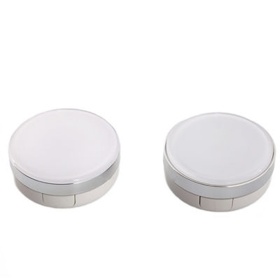 Ανανεώσιμο Dewy Finish Round Compact Powder Cushion Foundation Case για ελαφριά έως μεσαία κάλυψη